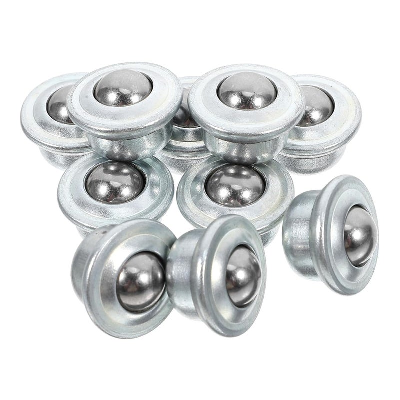 10Pcs Steel Ball Bearing Casters Swivel Rollers For Furniture Transfer Stamping Conveying - Image 2